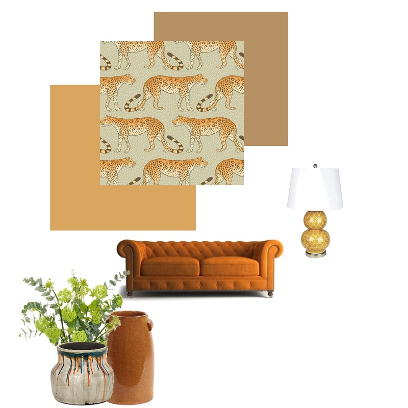 team orange Mood Board by The Cali Design  on Style Sourcebook