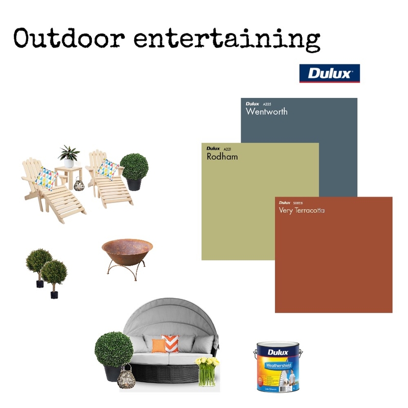 Dulux Outdoor entertaining Mood Board by undefined on Style Sourcebook