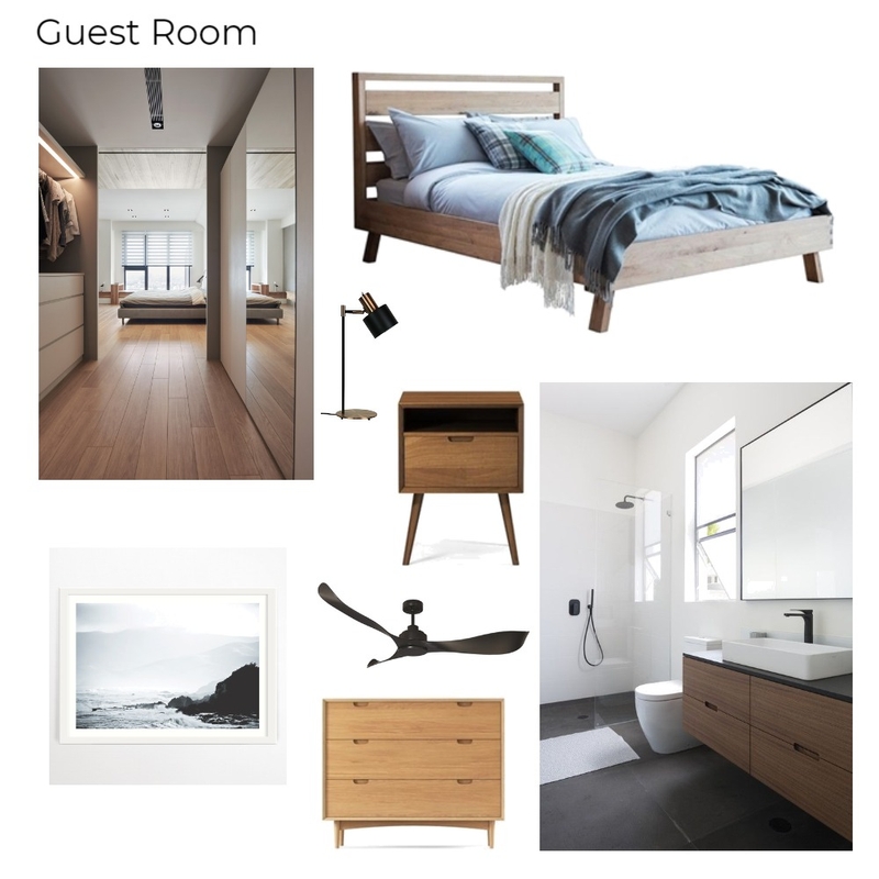 Guest Room Mood Board by azrelusmagnus on Style Sourcebook