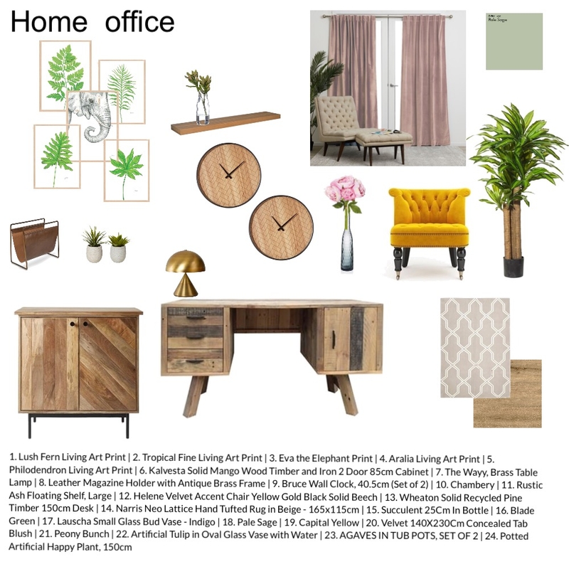 Office Mood Board by Veronikak. on Style Sourcebook