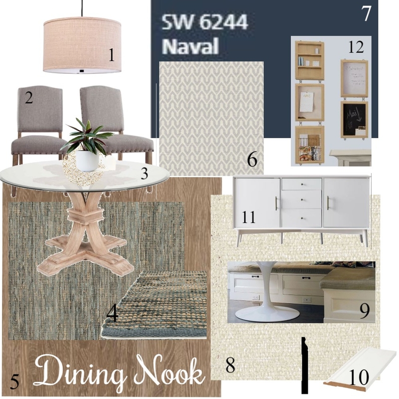 Dining Nook Mood Board by LaurenElizabethDesigns on Style Sourcebook