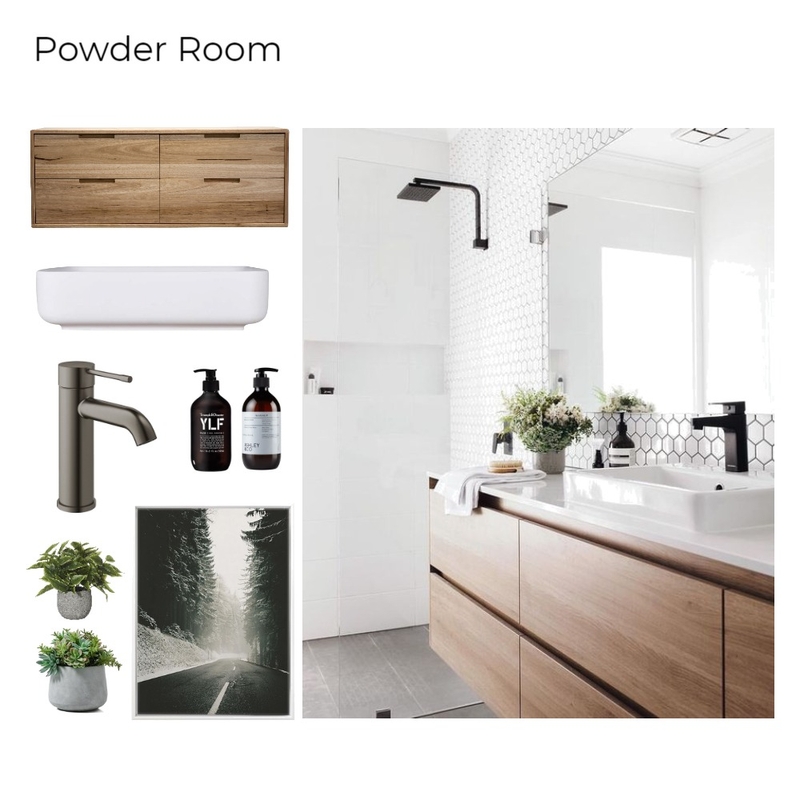 Powder Room Mood Board by azrelusmagnus on Style Sourcebook