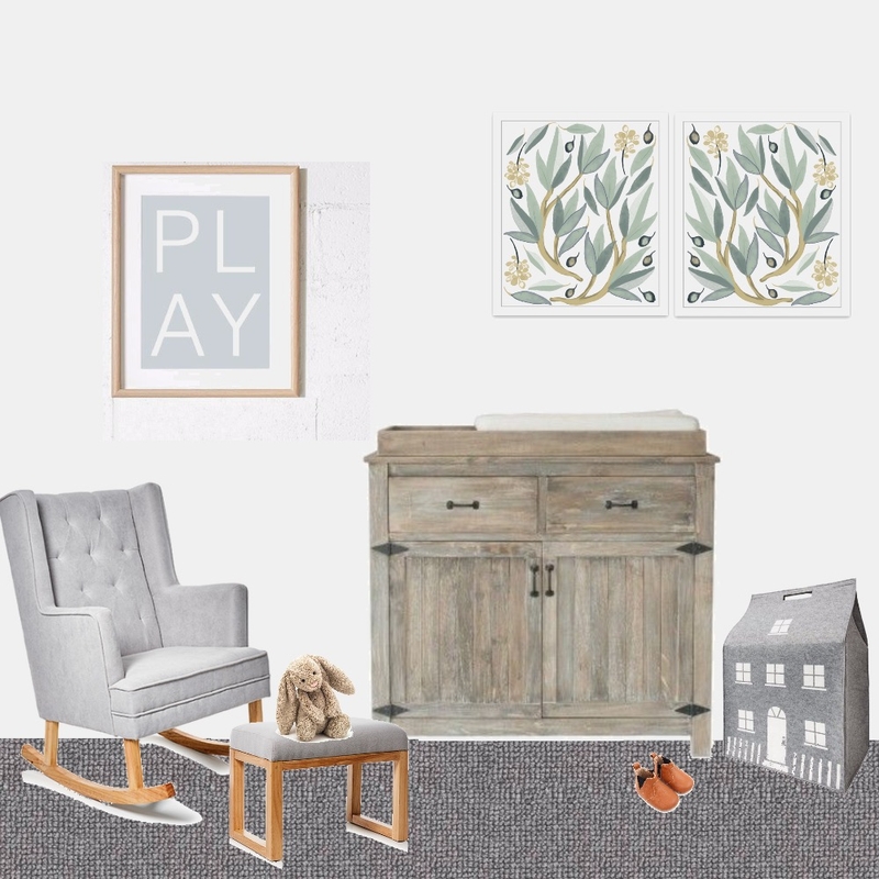 Gender Neutral Nursery Mood Board by MelWyse on Style Sourcebook