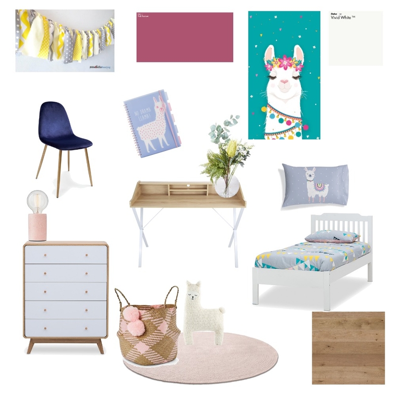 Pre teen bedroom Mood Board by Shannon on Style Sourcebook