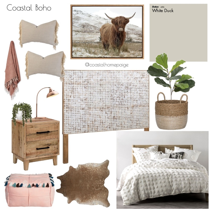 Coastal Boho Mood Board by CoastalHomePaige on Style Sourcebook