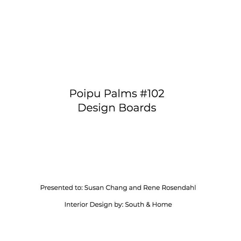 Poipu Palms Title Page Mood Board by tkulhanek on Style Sourcebook