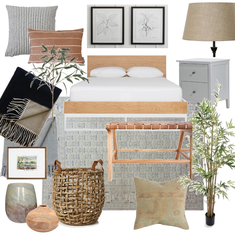 coastal bedroom Mood Board by leighnav on Style Sourcebook