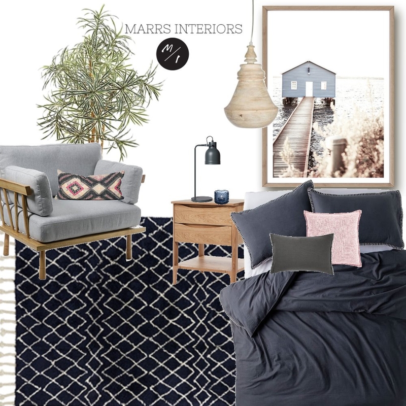 Coastal eclectic girls bedroom Mood Board by marrsinteriors on Style Sourcebook