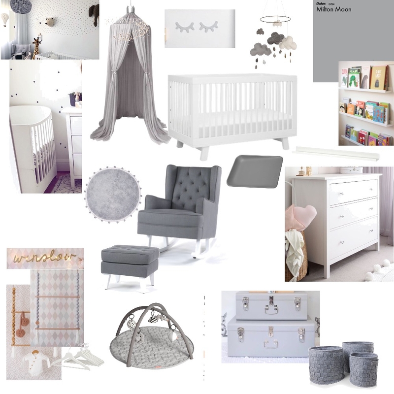 Baby De Zilwa nursery Mood Board by Tabbydezilwa on Style Sourcebook