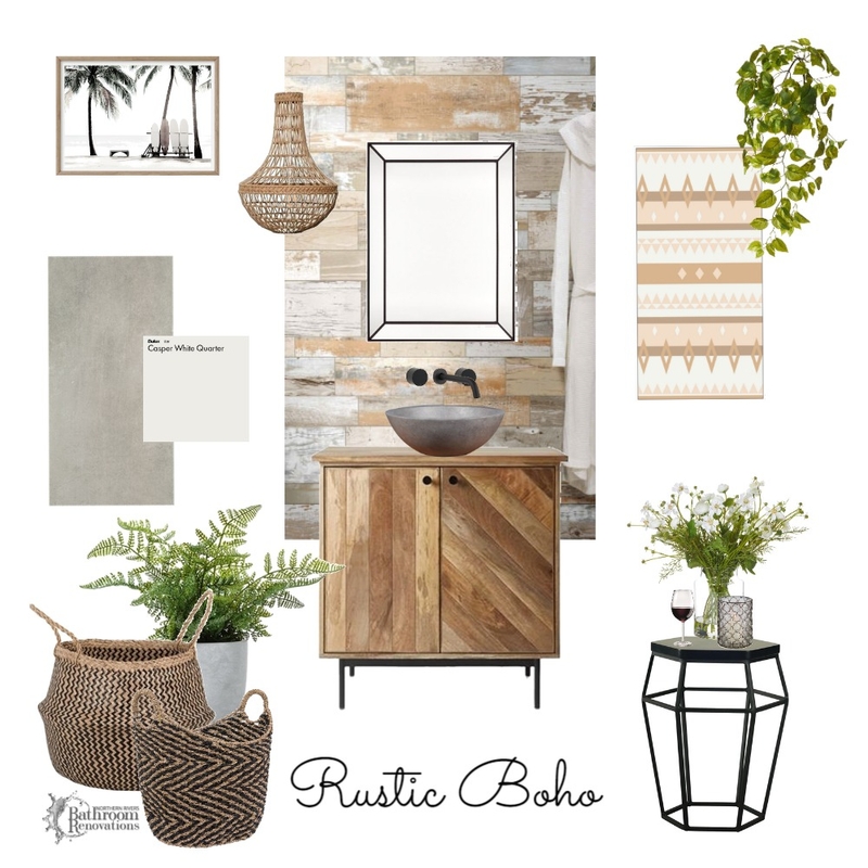 Rustic Boho - Bathroom Mood Board by Northern Rivers Bathroom Renovations on Style Sourcebook