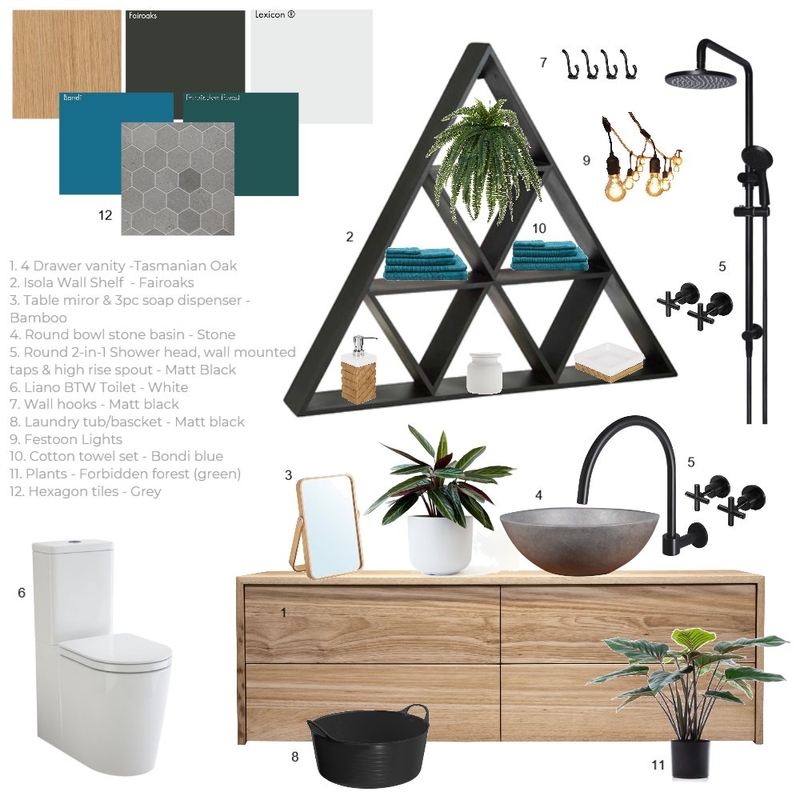 bathroom Mood Board by Jolene on Style Sourcebook