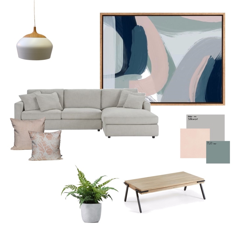 Sage Living Room Mood Board by georgiawinrow on Style Sourcebook