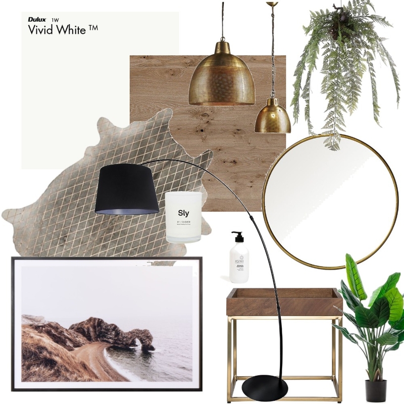 Warm but Industrial Entry Way Mood Board by elizablain on Style Sourcebook