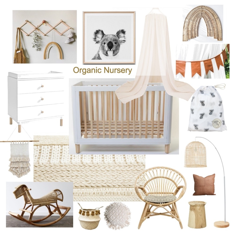 Organic Nursery Mood Board by Laura Goodwin Creative on Style Sourcebook