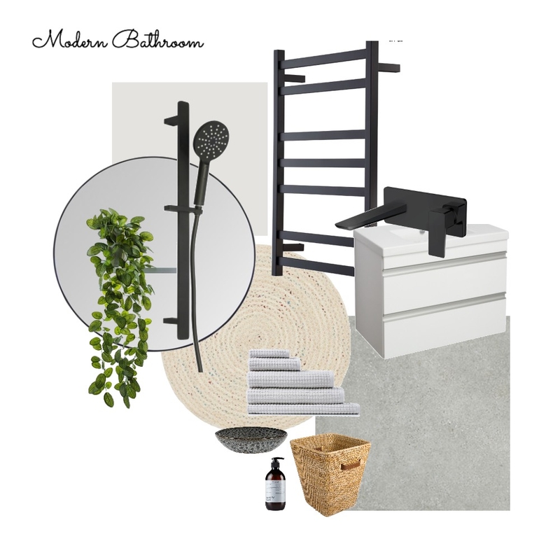 Modern Bathroom Mood Board by nlburnett on Style Sourcebook