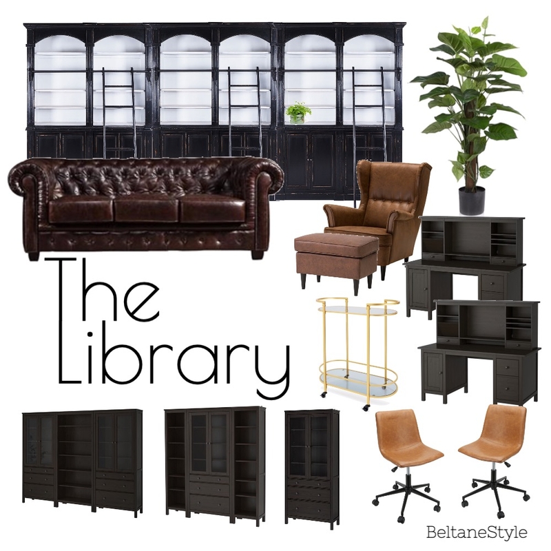 The Library Mood Board by nicbeltane on Style Sourcebook