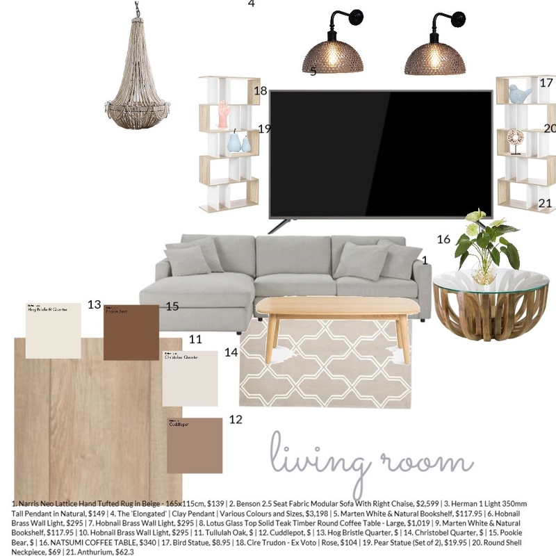 living room Mood Board by resi on Style Sourcebook