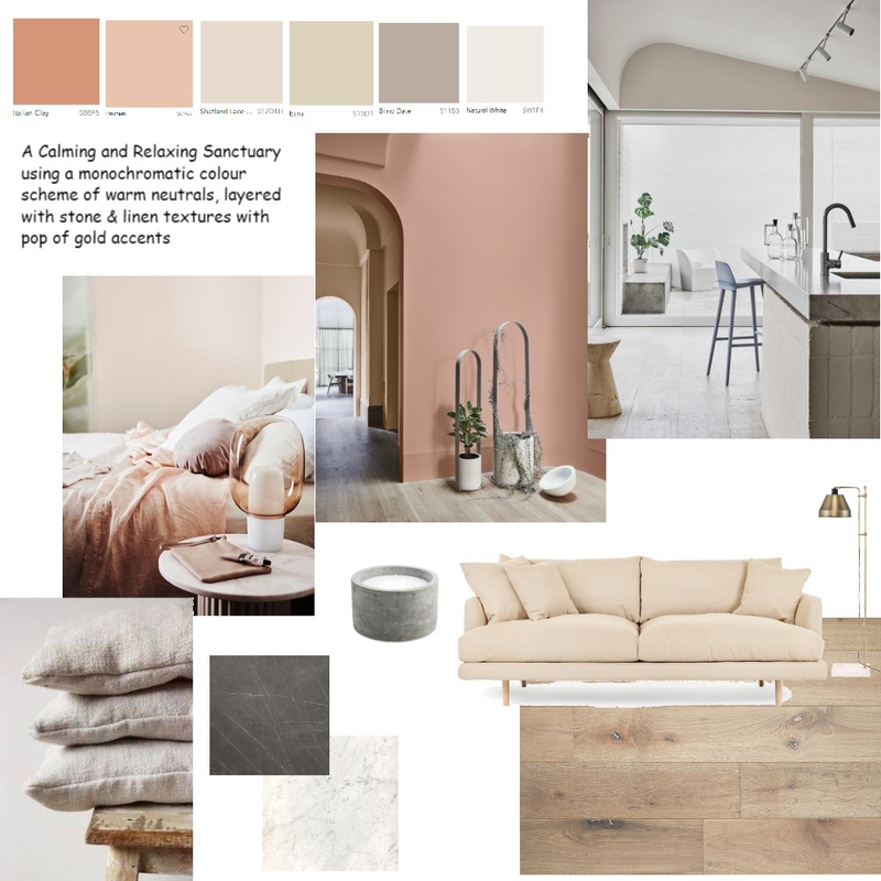 Monochromatic Mood Board - A6 Mood Board by LauraT on Style Sourcebook