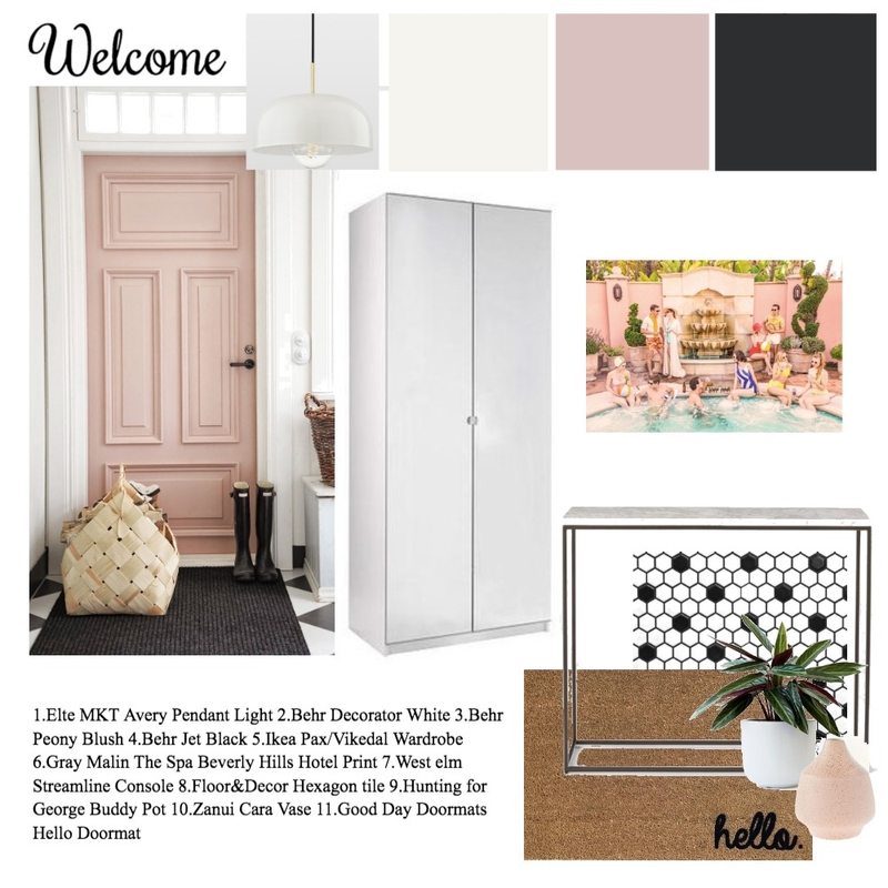 Welcoming Entry Mood Board by JulianaK on Style Sourcebook