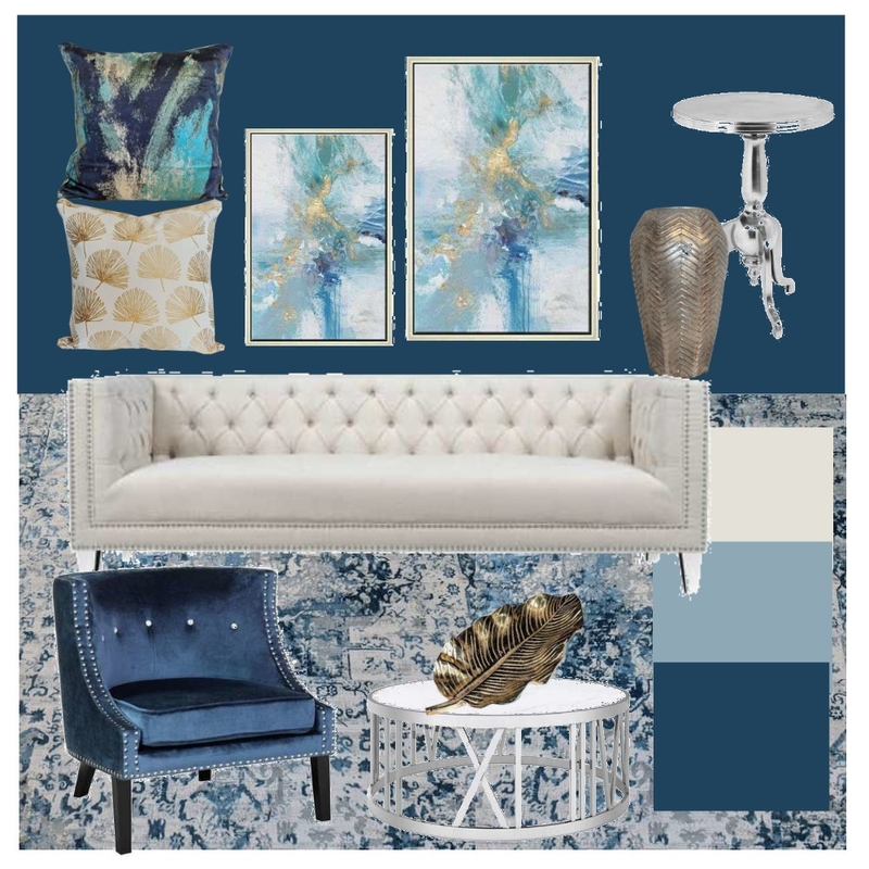 Dress This Space Blue Mood Board by laurensweeneydesigns on Style Sourcebook