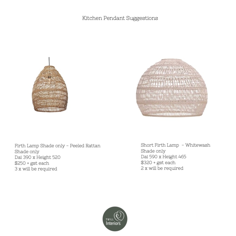 Pendergast Kitchen Pendants Mood Board by Jtwill on Style Sourcebook