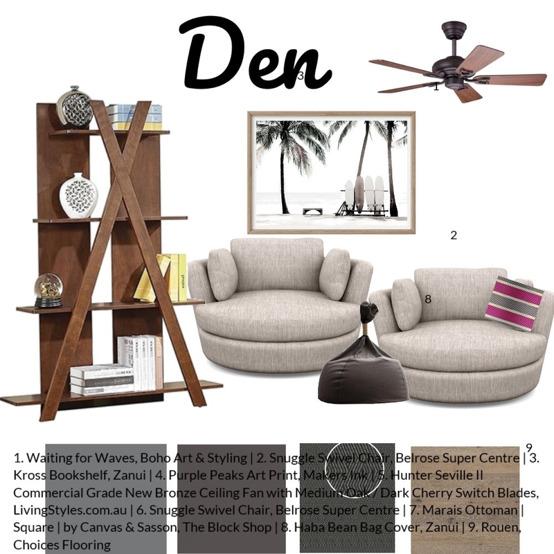 Den Mood Board by Suri on Style Sourcebook