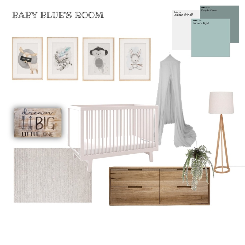 Baby blue's room Mood Board by LaraChristie on Style Sourcebook