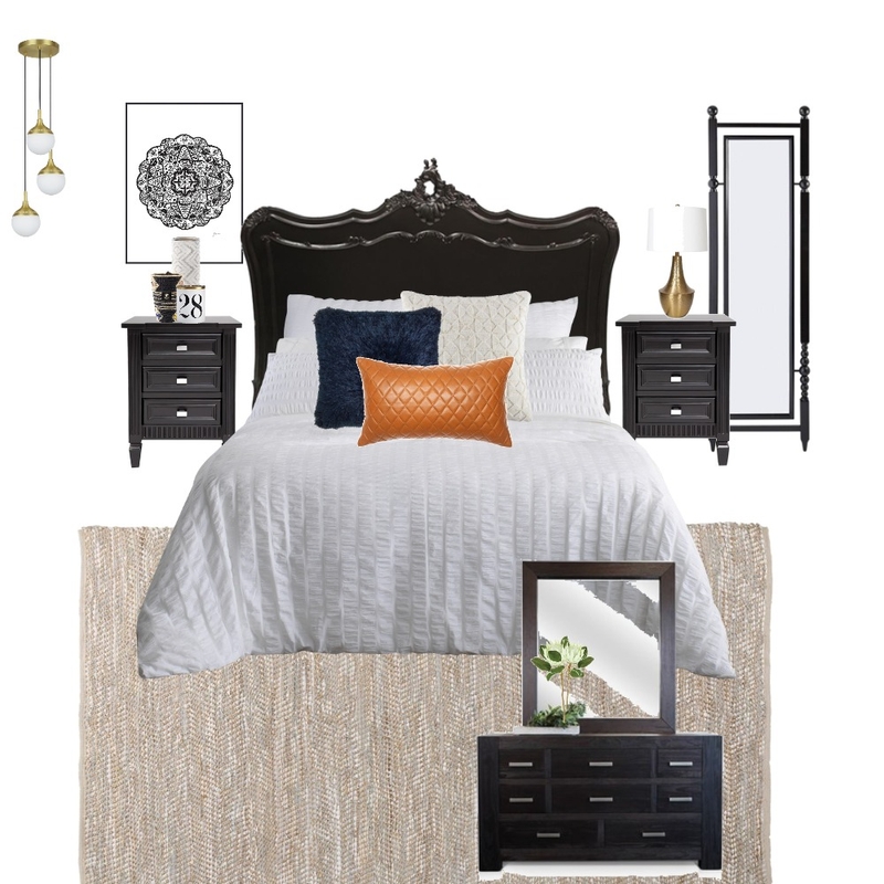 Bedroom - Dark Mood Board by BexHorrocks on Style Sourcebook