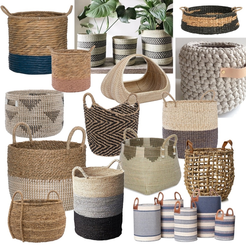 baskets Mood Board by AnaSaSrediUredi on Style Sourcebook