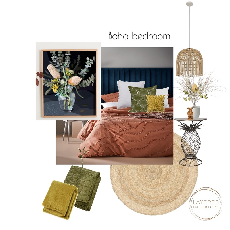 Bedroom boho Mood Board by JulesHurd on Style Sourcebook