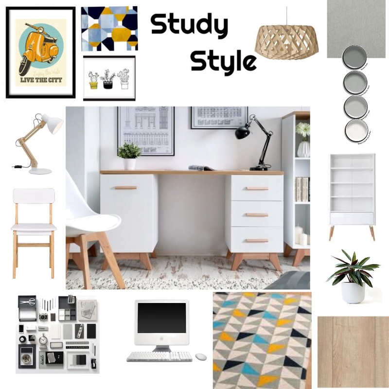 Module 9 - Study Mood Board by natasha14 on Style Sourcebook