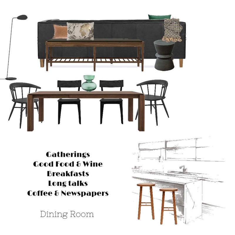 Lisa &amp; Max's Dining Room Mood Board by La La La on Style Sourcebook