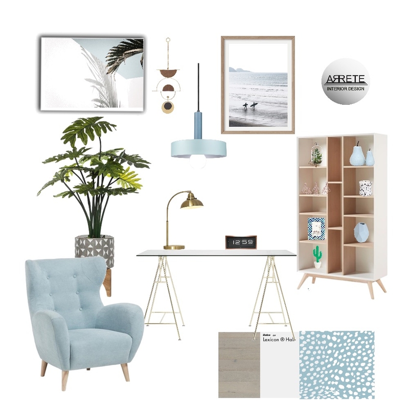 mid c study Mood Board by ARRETE on Style Sourcebook