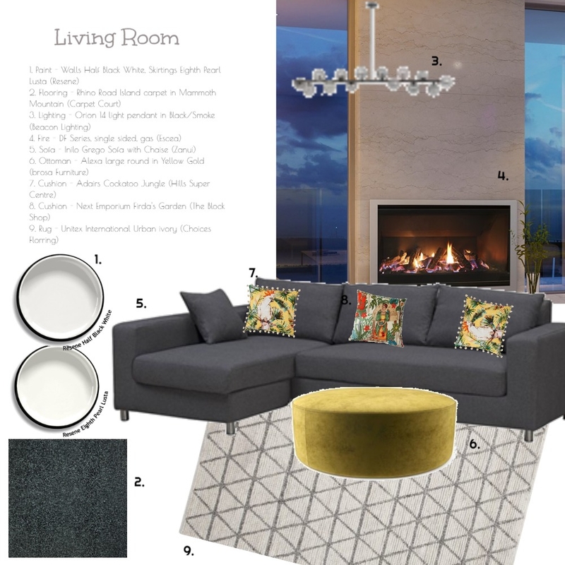 Livng Room Rework Mood Board by MJG on Style Sourcebook