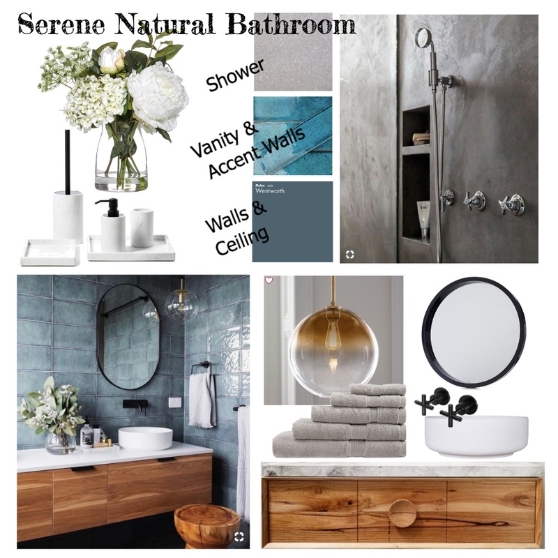 Bathroom - ID moodboard project Mood Board by liannarini on Style Sourcebook