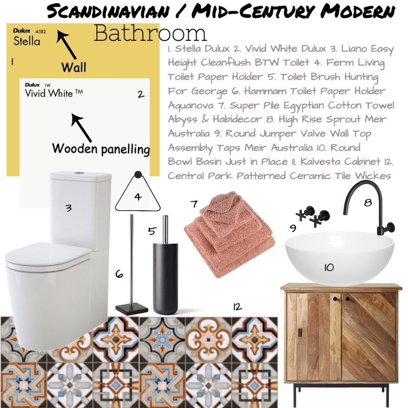 Bathroom Mood Board by KirstenDingemanse on Style Sourcebook