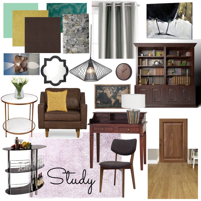 Study Mood Board by Alexandra Demajo on Style Sourcebook