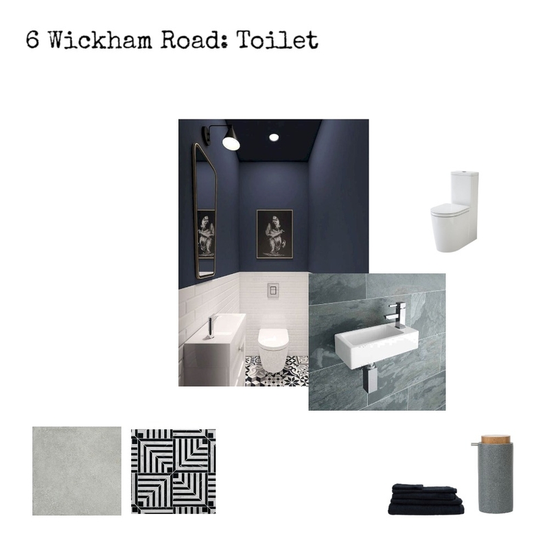 6 Wickham Road: Toilet Mood Board by Nic on Style Sourcebook