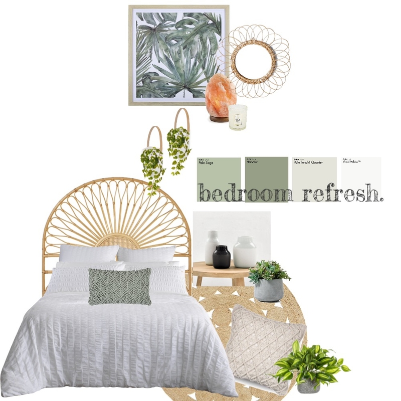 Bedroom Restyle Mood Board by thebohemianstylist on Style Sourcebook