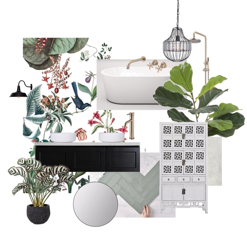 jungle bathroom Mood Board by Natasha797 on Style Sourcebook