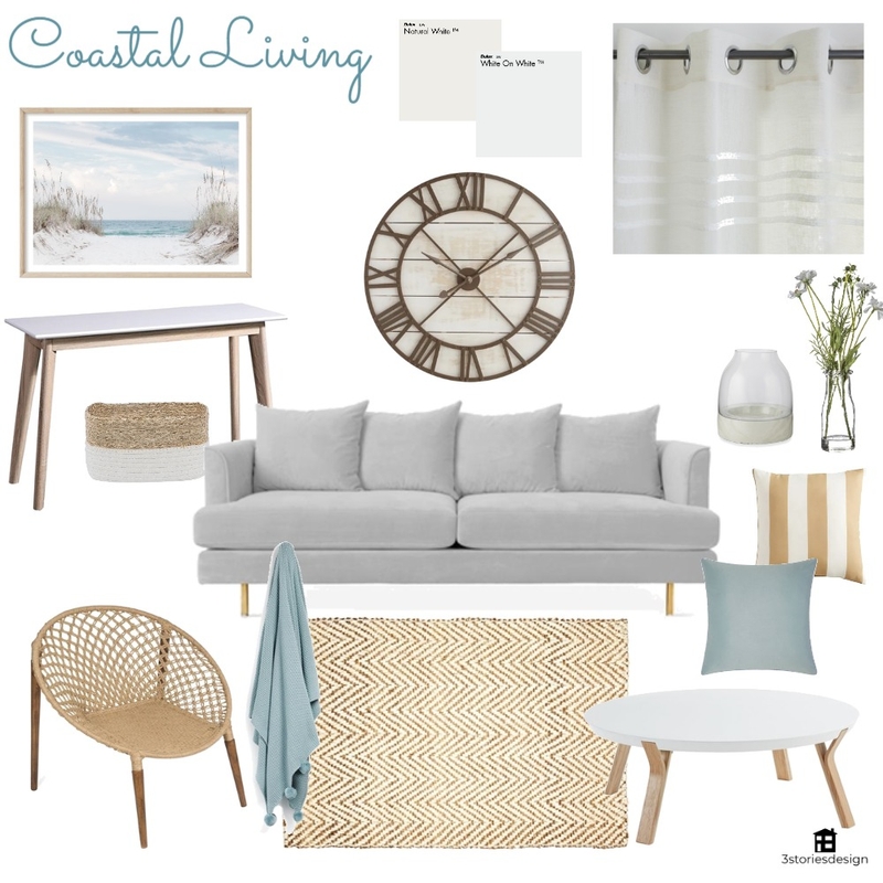 Coastal Living Mood Board by lksimpson on Style Sourcebook