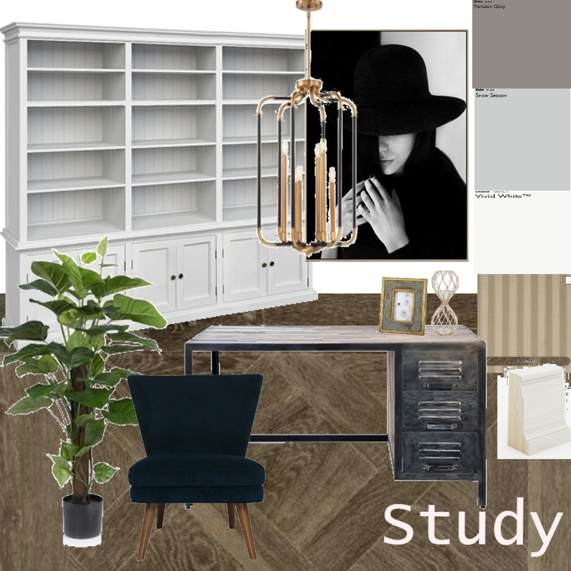 Study Mood Board by georgi on Style Sourcebook