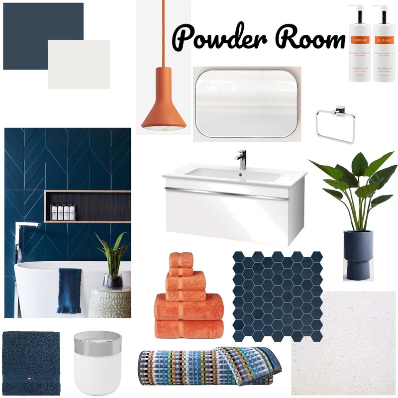 PowderRoom Mood Board by DKD on Style Sourcebook