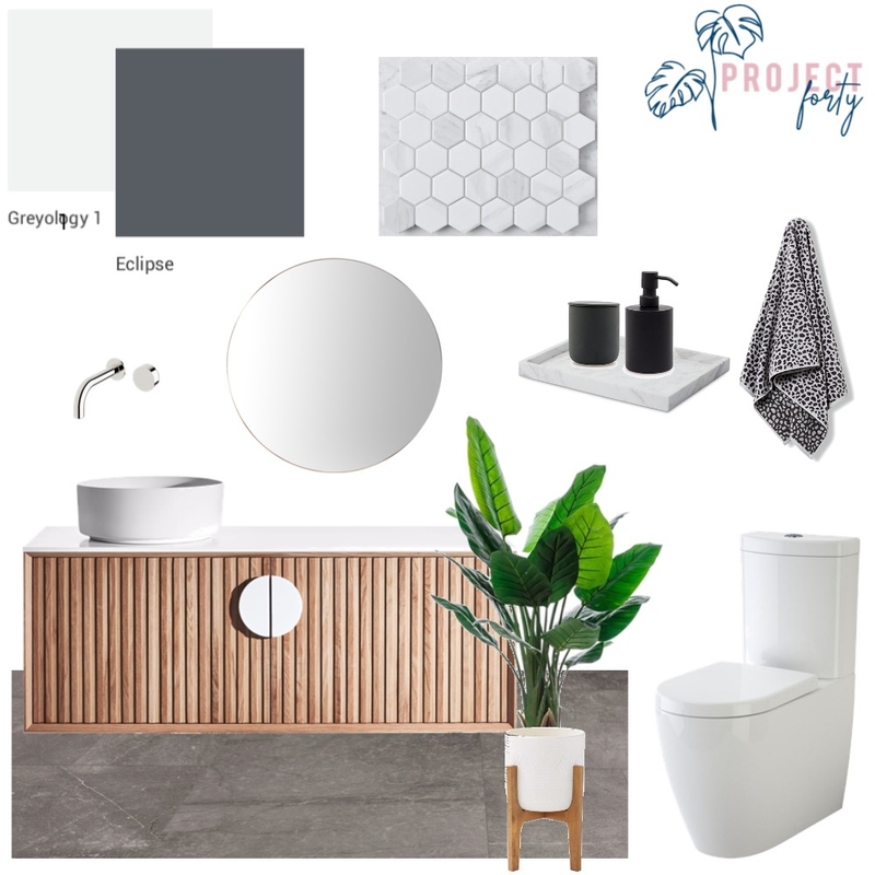 IDI Powder Room Mood Board by Project Forty on Style Sourcebook