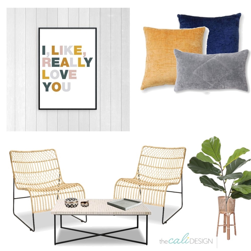 I like REally Love you Mood Board by The Cali Design  on Style Sourcebook