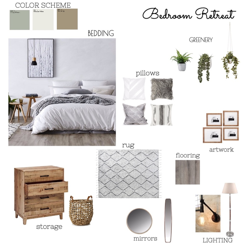 bedroom retreat Mood Board by itskaitlynn on Style Sourcebook