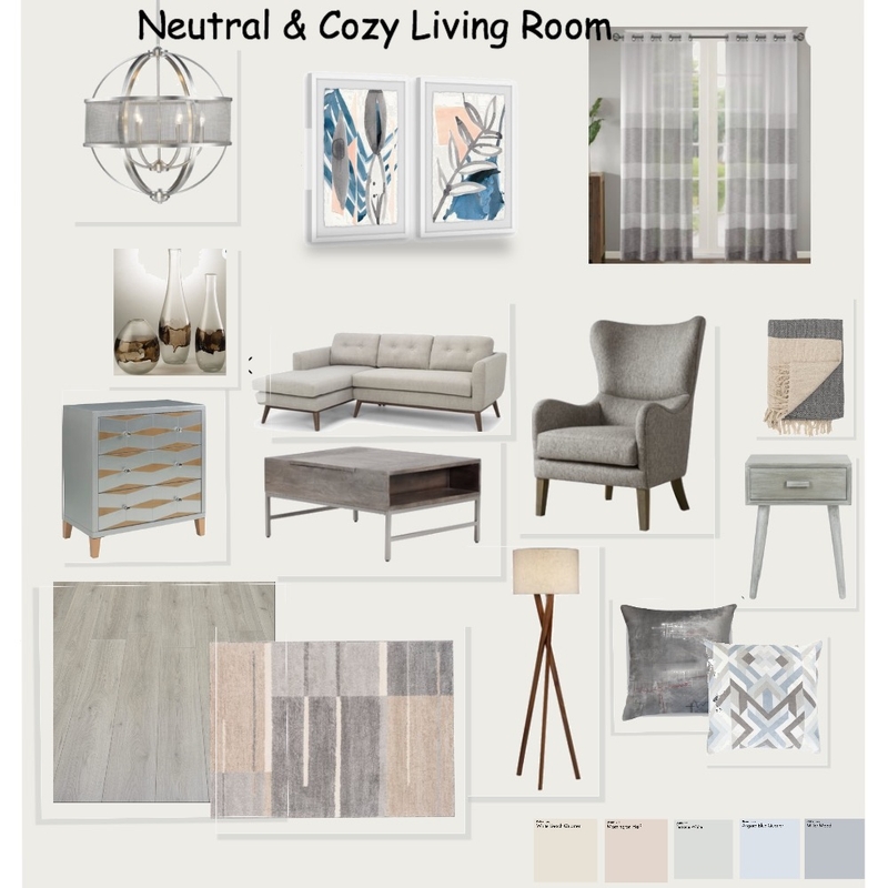 Living Room Mood Board by designbyGulnara on Style Sourcebook