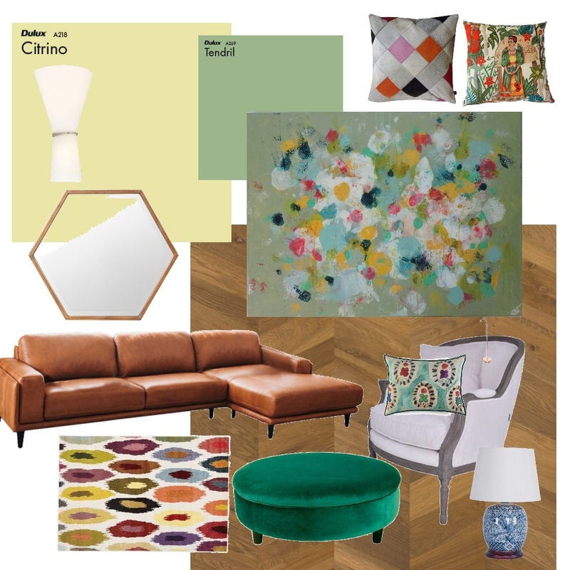 Living Room with my art 1 Mood Board by Ruthwaldron on Style Sourcebook