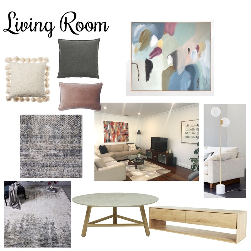 Living Room Area - Croydon Rd Project Mood Board by Styleahome on Style Sourcebook