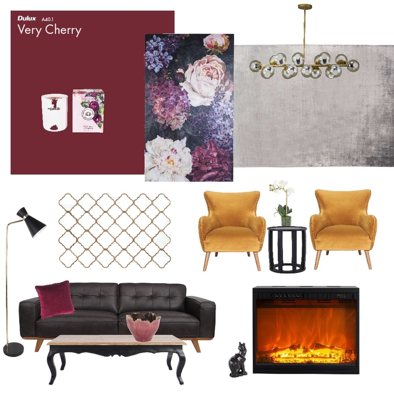 Bold glam Mood Board by Ajtwalton on Style Sourcebook